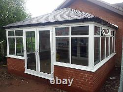 4m x 3m uPVC Edwardian Conservatory with a tiled solid roof Supplied & Fitted