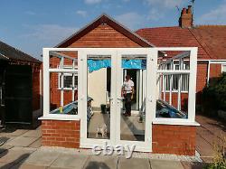 5m x 3m Hipped Edwardian Conservatory With A Tiled Warm Roof Supplied & Fitted