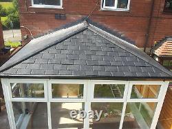 5m x 3m uPVC Edwardian Conservatory With A Tiled Solid Roof Supplied & Fitted