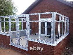 6m x 3m uPVC Edwardian Conservatory With A Tiled Solid Roof Supplied & Fitted