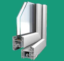 Balkontür aus PVC, Terrassentür Kunststoff, Veka WinkHaus, Dreh-Kipp Weiß