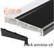 Black Cill 150mm Upvc External Sill For Window Door Patio Plastic + Caps Outside