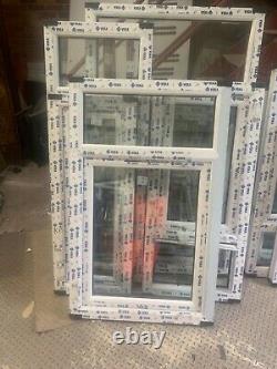 Brand New Upvc Window anthracite grey /white 785 W x 1250 h fully glazed