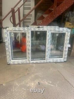 Brand new upvc window sideopening sash 1760 x 1000 fully glazed rosewood/white