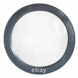 Custom order uPVC Round windows FIXED Anthracite Grey