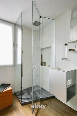 Duschrückwand Rückwand Dusche Nischendusche Fliesenspiegel Wandverkleidung weiß