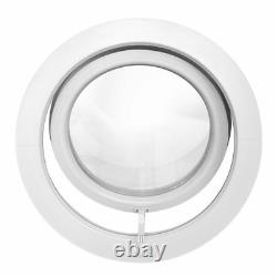 Fenêtre ronde à l'italienne 65 cm 70 cm 75 cm 80 cm Oeil de boeuf Blanc PVC