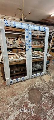French Doors With 2 X None Opening Side Panels Overall Size 2100mm X 2100mm