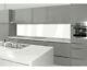 Kitchen Rear Panel, Wall Cladding, Splash Protection Tile Mirror Replacement White 2 X 1 M