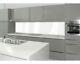Küchenrückwand Wandverkleidung Spritzschutz Fliesenspiegel Ersatz Weiß 2 X 1 M