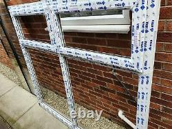 LARGE VEKA WHITE WINDOW FRAME NEW and GLASS