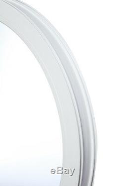 NEW WHITE UPVC DOUBLE GLAZED WINDOW plastic Round FIX non opening