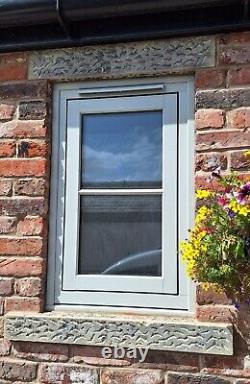 New Agate Grey Flush Casement Window Pvc Glazed Various Sizes Available