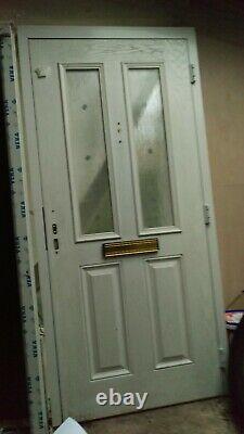 New Composite Front Door (White) 985mm x 2070mm (+15 mm add on available)
