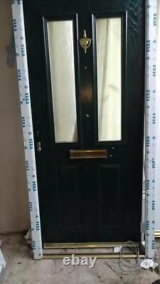New UPVC Front Door 980 X 2070 Dark Green