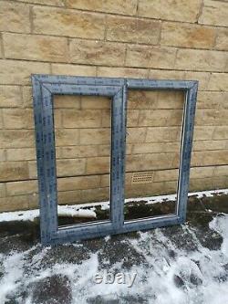New Veka anthracite grey Upvc Window frame with clear glass