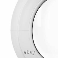 Round Hopper Window TILT White uPVC 50 55 60 65 70 80 90 100 cm Circular