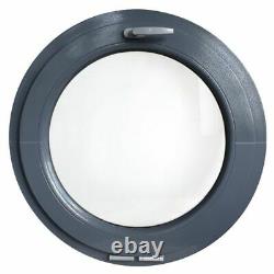 Round Window TILT Anthracite Grey 500 550 600 650 700 800 900 1000 mm uPVC color