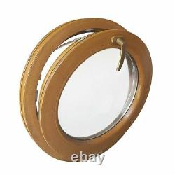 Round Window TILT Golden Oak 500 550 600 650 700 800 900 1000 mm uPVC Coloured