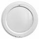 Round Window Tilt White Upvc Frosted Glass 500 600 650 700 750 800 Mm