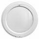 Round Window Tilt White Upvc Frosted Glass 600 Mm (shipping To Ireland)