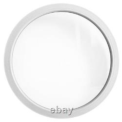 Round circular window FIXED white 500 550 600 650 700 750 800 900 1000 mm uPVC