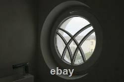 Rundfenster Kipp 80cm mit gebogenen Sprossen