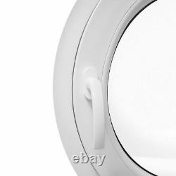 UPVC Round Window TURN 100 cm 110 cm 120 cm Circular White Casement Bull's Eye
