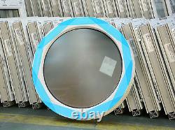 UPVC -Window Round FIX circular FROSTED glass Double Glazed VEKA PVC