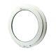 Upvc -window Plastic Round Arched Circular Double Glazed Veka Handle On Top