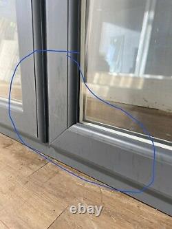 Upvc Pvcu French Doors-slate Grey Ral7015-side Lights-external-exterior-windows