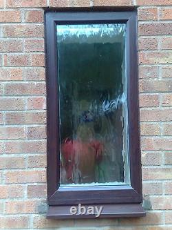 Upvc windows double glazed made to measure rosewood