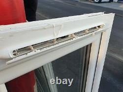 Used Grubby Large UPVC Double Glazed 4 Pane Thumblock Window, Does Open