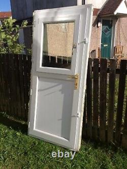 Used white upvc Stable Back Door