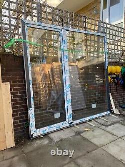 VEKA UPVC brand new entrance door and large window in anthracite
