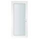 White Upvc Door 815mm 2000mm Clear / Obscure Glass Free Delivery