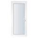White Upvc Door 815mm 2000mm Clear / Obscure Glass With Delivery