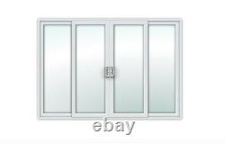 White, Triple glazed, UPVC sliding patio doors 4670 x 2040 OXXO